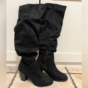 Material Girl Suede Boots
